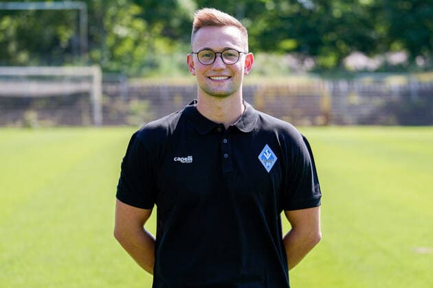 Cedric Schmidt (Physiotherapeut); SV Waldhof Mannheim; 3.Liga, Porträttermin 2022 2023