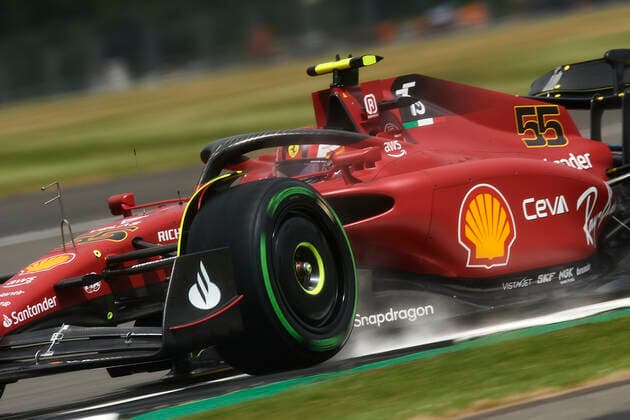 F1 Grand Prix of Great Britain - Practice Carlos Sainz of Spain driving the (55) Scuderia Ferrari F1-75 during practice ahead of the F1 Grand Prix of Great Britain at Silverstone on July 1, 2022 in Northampton, United Kingdom. Northampton England  Copyright: xJosexBretonx originalFilename:breton-f1grandp220701_npNvA.jpg