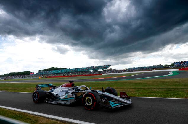 63 George Russell (GBR, Mercedes-AMG Petronas F1 Team), F1 Grand Prix of Great Britain at Silverstone Circuit on July 1, 2022 in Silverstone, United Kingdom. (Photo by HOCH ZWEI) Silverstone United Kingdom