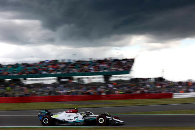 44 Lewis Hamilton (GBR, Mercedes-AMG Petronas F1 Team), F1 Grand Prix of Great Britain at Silverstone Circuit on July 1, 2022 in Silverstone, United Kingdom. (Photo by HOCH ZWEI) Silverstone United Kingdom
