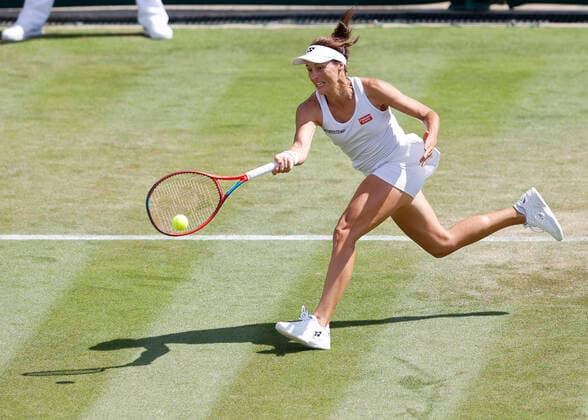 Tatjana Maria Tennis - Wimbledon 2022 - Grand Slam ITF ATP, Tennis Herren WTA, Tennis Damen - AELTC - London - - Great Britain - 1 July 2022. Copyright: xJuergenxHasenkopfx