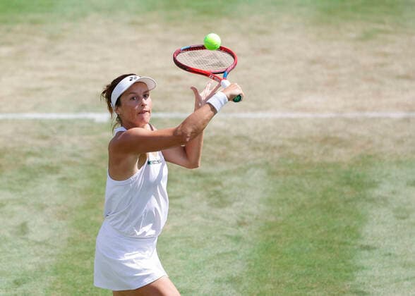 Tatjana Maria Tennis - Wimbledon 2022 - Grand Slam ITF ATP, Tennis Herren WTA, Tennis Damen - AELTC - London - - Great Britain - 1 July 2022. Copyright: xJuergenxHasenkopfx