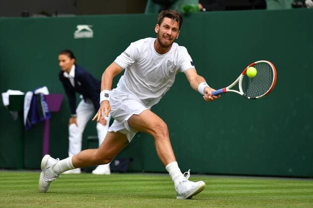 Mandatory Credit: Photo by James Veysey Shutterstock (13012400dq) Cameron Norrie during his third round match Wimbledon Tennis Championships, Day 5, The All England Lawn Tennis and Croquet Club, London, UK - 01 Jul 2022 Wimbledon Tennis Championships, Day 5, The All England Lawn Tennis and Croquet Club, London, UK - 01 Jul 2022  Copyright: xJamesxVeysey Shutterstockx 13012400dq