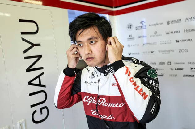 24 Guanyu Zhou (CHN, Alfa Romeo F1 Team ORLEN), F1 Grand Prix of Great Britain at Silverstone Circuit on July 1, 2022 in Silverstone, United Kingdom. (Photo by HOCH ZWEI) Silverstone United Kingdom