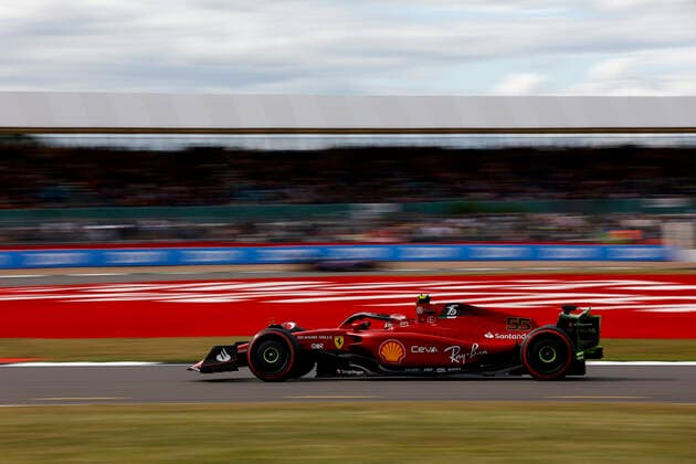 55 Carlos Sainz (ESP, Scuderia Ferrari), F1 Grand Prix of Great Britain at Silverstone Circuit on July 1, 2022 in Silverstone, United Kingdom. (Photo by HOCH ZWEI) Silverstone United Kingdom