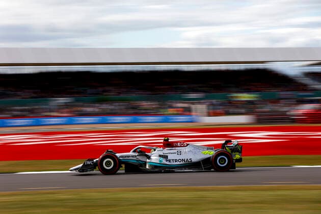 44 Lewis Hamilton (GBR, Mercedes-AMG Petronas F1 Team), F1 Grand Prix of Great Britain at Silverstone Circuit on July 1, 2022 in Silverstone, United Kingdom. (Photo by HOCH ZWEI) Silverstone United Kingdom