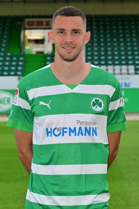 30.06.2022 - SpVgg Greuther Fürth ( Kleeblatt Spielvereinigung ) - 2. Fussball Bundesliga - Saison 2022 2023 - Fototermin Porträttermin Vorstellung Präsentation Pressetermin - - Branimir Hrgota (10. SpVgg Greuther Fürth ) Einzelbild Einzelfoto Portrait Porträt Kopfbild