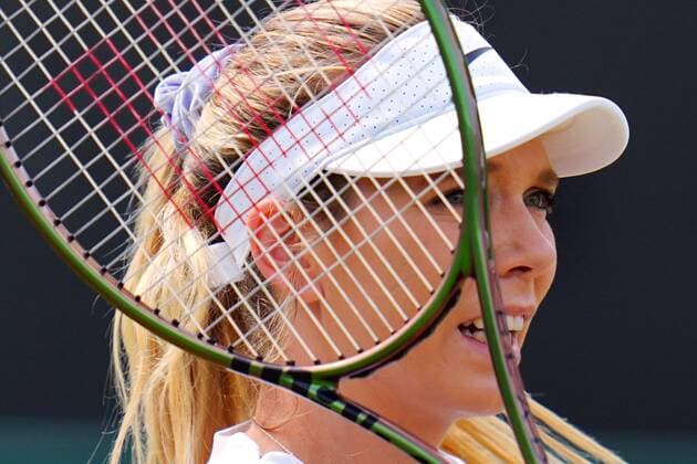 Mandatory Credit: Photo by Javier Garcia Shutterstock (13012408l) Katie Boulter during her third round match Wimbledon Tennis Championships, Day 6, The All England Lawn Tennis and Croquet Club, London, UK - 02 Jul 2022 Wimbledon Tennis Championships, Day 6, The All England Lawn Tennis and Croquet Club, London, UK - 02 Jul 2022  Copyright: xJavierxGarcia Shutterstockx 13012408l