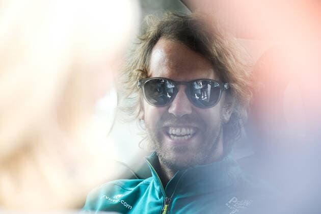 Sebastian Vettel (GER, Aston Martin Aramco Cognizant F1 Team 5) Großer Preis von Großbritannien, Silverstone, Motorsport, Formel 1, Großer Preis von Großbritannien, Silverstone, Motorsport, Formel 1, Foto: Knab Eibner Towcester Copyright: xEibner-Pressefotox