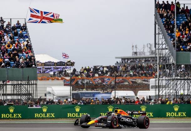 SILVERSTONE - Max Verstappen (Oracle Red Bull Racing) during the 3rd free practice session ahead of the F1 Grand Prix of Great Britain at Silverstone on July 2, 2022 in Silverstone, England. REMKO DE WAAL F1 Grand Prix of Great Britain - Practice 3 2022 xVIxANPxSportx xxANPxIVx