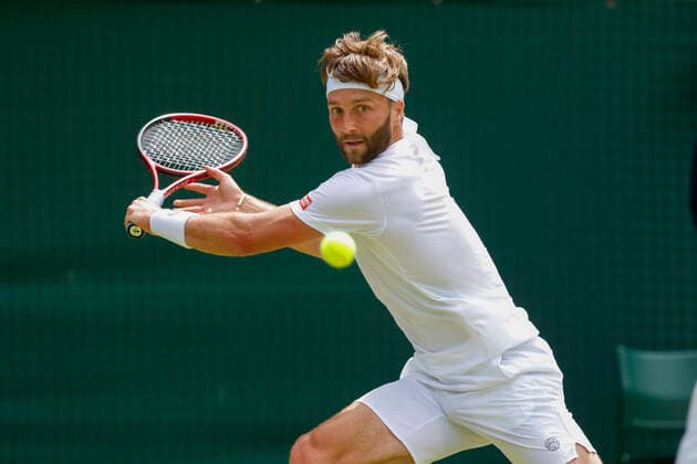 Liam Broady Tennis - Wimbledon 2022 - Grand Slam ITF ATP, Tennis Herren WTA, Tennis Damen - AELTC - London - - Great Britain - 2 July 2022. Copyright: xJuergenxHasenkopfx