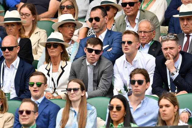 Mandatory Credit: Photo by James Veysey Shutterstock (13012407b) US Open golf winner Matt Fitzpatrick in the crowd on Centre Court Wimbledon Tennis Championships, Day 6, The All England Lawn Tennis and Croquet Club, London, UK - 02 Jul 2022 Wimbledon Tennis Championships, Day 6, The All England Lawn Tennis and Croquet Club, London, UK - 02 Jul 2022  Copyright: xJamesxVeysey Shutterstockx 13012407b
