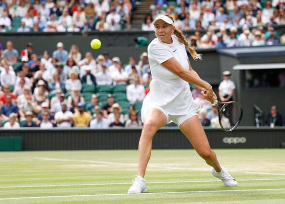 Amanda Anisimova Tennis - Wimbledon 2022 - Grand Slam ITF ATP, Tennis Herren WTA, Tennis Damen - AELTC - London - - Great Britain - 2 July 2022. Copyright: xJuergenxHasenkopfx