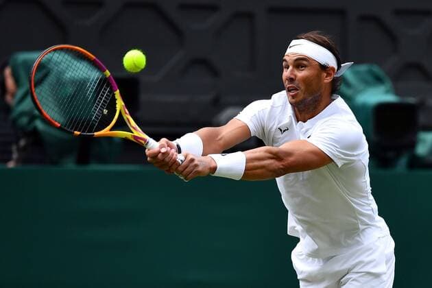 Mandatory Credit: Photo by Javier Garcia Shutterstock (13012408ll) Rafael Nadal during his third round match Wimbledon Tennis Championships, Day 6, The All England Lawn Tennis and Croquet Club, London, UK - 02 Jul 2022 Wimbledon Tennis Championships, Day 6, The All England Lawn Tennis and Croquet Club, London, UK - 02 Jul 2022  Copyright: xJavierxGarcia Shutterstockx 13012408ll