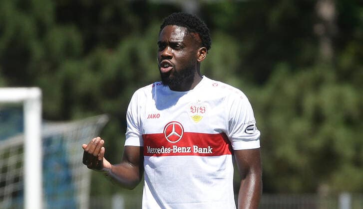 02.07.2022, Deutschland, Stuttgart, Fußball Bundesliga, Saison 2022 2023, SV Böblingen vs. VfB Stuttgart, Orel Mangala ( VfB )
