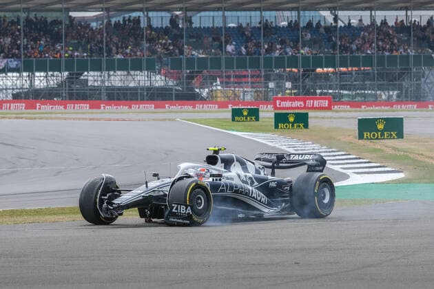 Yuki Tsunoda (Scuderia AlphaTauri 22) im AT03, Großer Preis von Großbritannien, Silverstone, Motorsport, Formel 1, Großer Preis von Großbritannien, Silverstone, Motorsport, Formel 1 Towcester Copyright: xEibner-Pressefotox