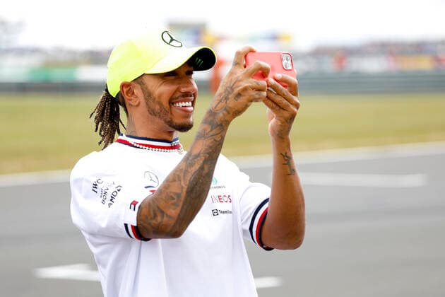 44 Lewis Hamilton (GBR, Mercedes-AMG Petronas F1 Team), F1 Grand Prix of Great Britain at Silverstone Circuit on July 3, 2022 in Silverstone, United Kingdom. (Photo by HOCH ZWEI) Silverstone United Kingdom