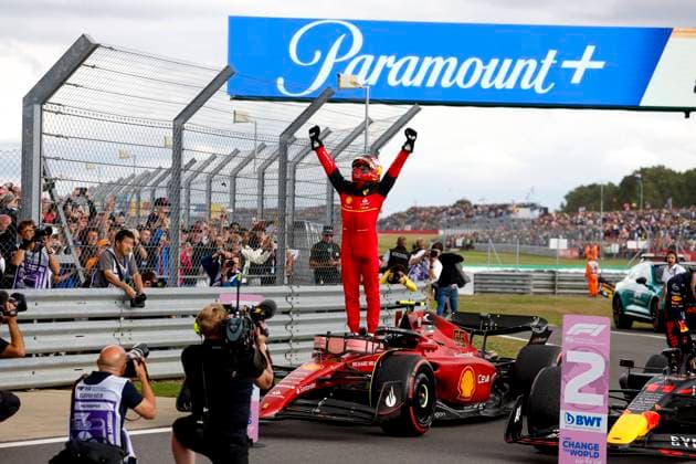 55 Carlos Sainz (ESP, Scuderia Ferrari), F1 Grand Prix of Great Britain at Silverstone Circuit on July 3, 2022 in Silverstone, United Kingdom. (Photo by HOCH ZWEI) Silverstone United Kingdom