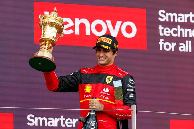 55 Carlos Sainz (ESP, Scuderia Ferrari), F1 Grand Prix of Great Britain at Silverstone Circuit on July 3, 2022 in Silverstone, United Kingdom. (Photo by HOCH ZWEI) Silverstone United Kingdom