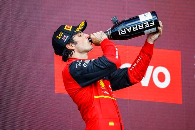 55 Carlos Sainz (ESP, Scuderia Ferrari), F1 Grand Prix of Great Britain at Silverstone Circuit on July 3, 2022 in Silverstone, United Kingdom. (Photo by HOCH ZWEI) Silverstone United Kingdom