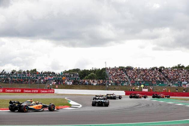4 Lando Norris (GBR, McLaren F1 Team), F1 Grand Prix of Great Britain at Silverstone Circuit on July 3, 2022 in Silverstone, United Kingdom. (Photo by HOCH ZWEI) Silverstone United Kingdom