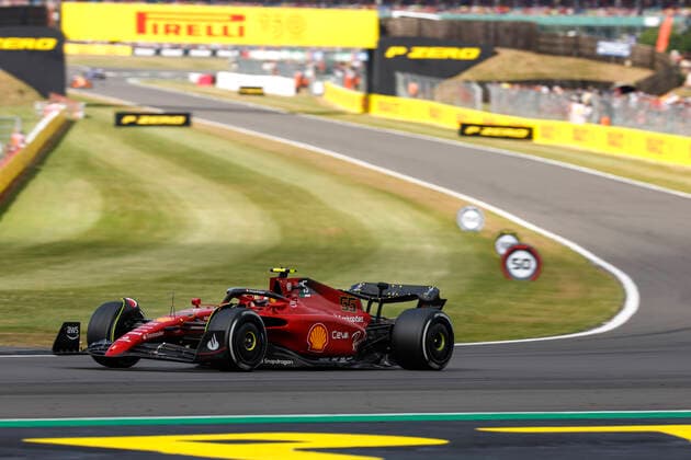 55 Carlos Sainz (ESP, Scuderia Ferrari), F1 Grand Prix of Great Britain at Silverstone Circuit on July 3, 2022 in Silverstone, United Kingdom. (Photo by HOCH ZWEI) Silverstone United Kingdom