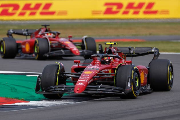 55 Carlos Sainz (ESP, Scuderia Ferrari), F1 Grand Prix of Great Britain at Silverstone Circuit on July 3, 2022 in Silverstone, United Kingdom. (Photo by HOCH ZWEI) Silverstone United Kingdom