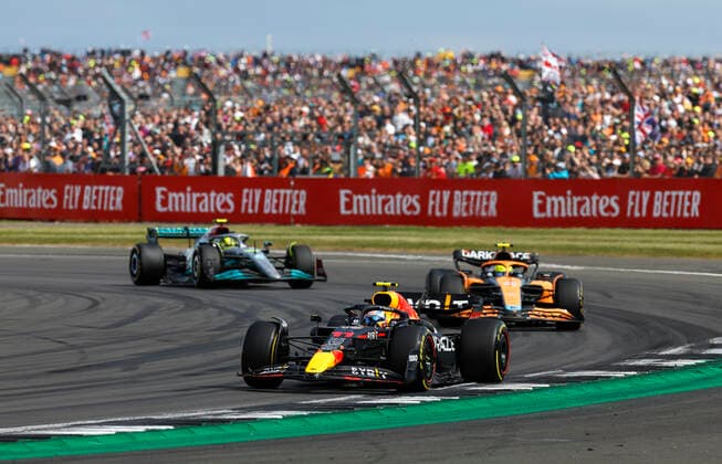 11 Sergio Perez (MEX, Oracle Red Bull Racing), F1 Grand Prix of Great Britain at Silverstone Circuit on July 3, 2022 in Silverstone, United Kingdom. (Photo by HOCH ZWEI) Silverstone United Kingdom