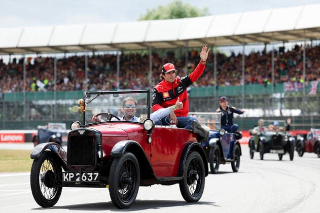 55 Carlos Sainz (ESP, Scuderia Ferrari), F1 Grand Prix of Great Britain at Silverstone Circuit on July 3, 2022 in Silverstone, United Kingdom. (Photo by HOCH ZWEI) Silverstone United Kingdom
