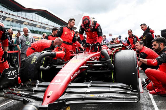 55 Carlos Sainz (ESP, Scuderia Ferrari), F1 Grand Prix of Great Britain at Silverstone Circuit on July 3, 2022 in Silverstone, United Kingdom. (Photo by HOCH ZWEI) Silverstone United Kingdom