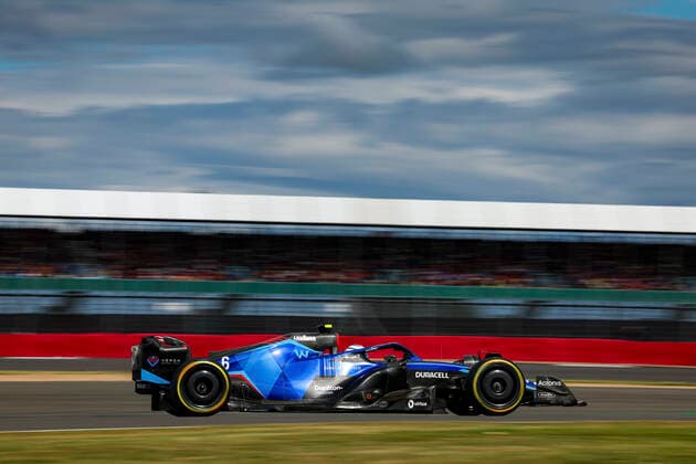 6 Nicholas Latifi (CAN, Williams Racing), F1 Grand Prix of Great Britain at Silverstone Circuit on July 3, 2022 in Silverstone, United Kingdom. (Photo by HOCH ZWEI) Silverstone United Kingdom