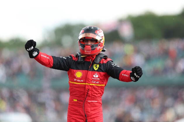 55 Carlos Sainz (ESP, Scuderia Ferrari), F1 Grand Prix of Great Britain at Silverstone Circuit on July 3, 2022 in Silverstone, United Kingdom. (Photo by HOCH ZWEI) Silverstone United Kingdom