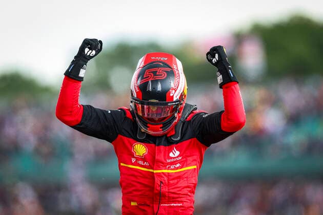 55 Carlos Sainz (ESP, Scuderia Ferrari), F1 Grand Prix of Great Britain at Silverstone Circuit on July 3, 2022 in Silverstone, United Kingdom. (Photo by HOCH ZWEI) Silverstone United Kingdom