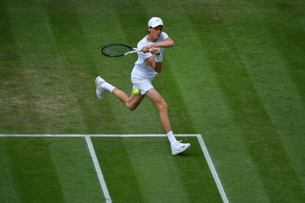 Jannik Sinner TENNIS : Wimbledon 2022 : 03 07 2022 AntoineCouvercelle Panoramic 