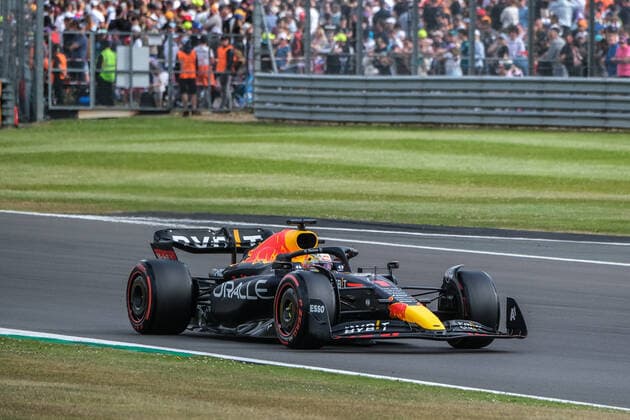 Max Verstappen (NED, Oracle Red Bull Racing 1) im RB18, Großer Preis von Großbritannien, Silverstone, Motorsport, Formel 1, Großer Preis von Großbritannien, Silverstone, Motorsport, Formel 1 Towcester Copyright: xEibner-Pressefotox EP_MKB