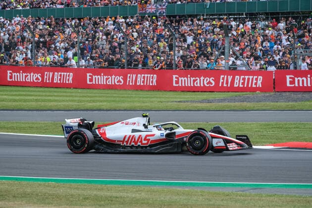 Mick Schumacher (GER, Haas F1 Team 47) im VF-22, Großer Preis von Großbritannien, Silverstone, Motorsport, Formel 1, Großer Preis von Großbritannien, Silverstone, Motorsport, Formel 1 Towcester Copyright: xEibner-Pressefotox EP_MKB
