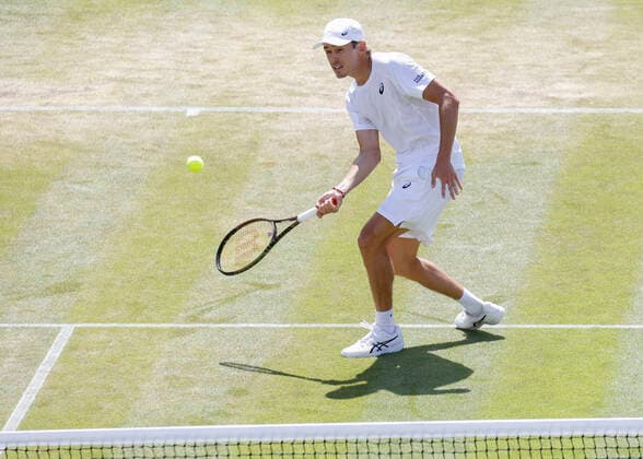 Alex De Minaur (AUS) Tennis - Wimbledon 2022 - Grand Slam ITF ATP, Tennis Herren WTA, Tennis Damen - AELTC - London - - Great Britain - 4 July 2022. Copyright: xJuergenxHasenkopfx