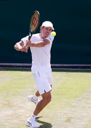 Alex De Minaur (AUS) Tennis - Wimbledon 2022 - Grand Slam ITF ATP, Tennis Herren WTA, Tennis Damen - AELTC - London - - Great Britain - 4 July 2022. Copyright: xJuergenxHasenkopfx