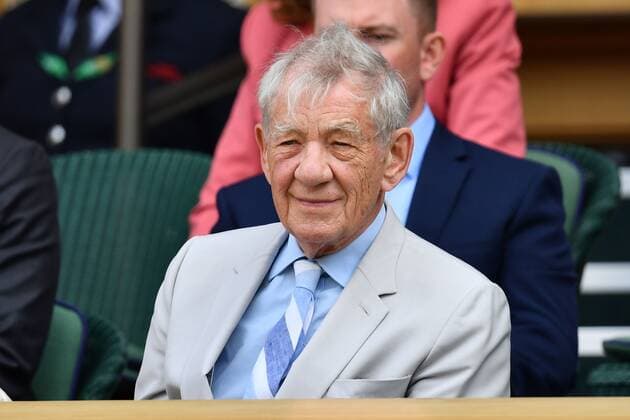 Mandatory Credit: Photo by James Veysey Shutterstock (13012861bu) Ian McKellan in the Royal Box on Centre Court Wimbledon Tennis Championships, Day 8, The All England Lawn Tennis and Croquet Club, London, UK - 04 Jul 2022 Wimbledon Tennis Championships, Day 8, The All England Lawn Tennis and Croquet Club, London, UK - 04 Jul 2022  Copyright: xJamesxVeysey Shutterstockx 13012861bu