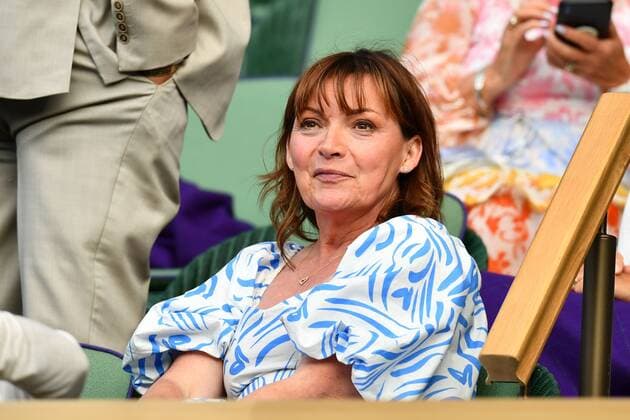 Mandatory Credit: Photo by James Veysey Shutterstock (13012861fv) Lorraine Kelly watching the action on Centre Court Wimbledon Tennis Championships, Day 8, The All England Lawn Tennis and Croquet Club, London, UK - 04 Jul 2022 Wimbledon Tennis Championships, Day 8, The All England Lawn Tennis and Croquet Club, London, UK - 04 Jul 2022  Copyright: xJamesxVeysey Shutterstockx 13012861fv