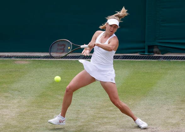 Ellen Perez Tennis - Wimbledon 2022 - Grand Slam ITF ATP, Tennis Herren WTA, Tennis Damen - AELTC - London - - Great Britain - 5 July 2022. Copyright: xJuergenxHasenkopfx