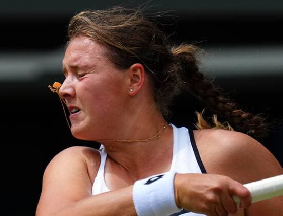 Mandatory Credit: Photo by Javier Garcia Shutterstock (13012869m) Jule Niemeier during her quarter-final match Wimbledon Tennis Championships, Day 9, The All England Lawn Tennis and Croquet Club, London, UK - 05 Jul 2022 Wimbledon Tennis Championships, Day 9, The All England Lawn Tennis and Croquet Club, London, UK - 05 Jul 2022  Copyright: xJavierxGarcia Shutterstockx 13012869m