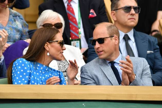 Mandatory Credit: Photo by James Veysey Shutterstock (13012868aj) Catherine Duchess of Cambridge and Prince William in the Royal Box on Centre Court Wimbledon Tennis Championships, Day 9, The All England Lawn Tennis and Croquet Club, London, UK - 05 Jul 2022 Wimbledon Tennis Championships, Day 9, The All England Lawn Tennis and Croquet Club, London, UK - 05 Jul 2022  Copyright: xJamesxVeysey Shutterstockx 13012868aj