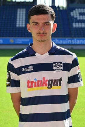 Baran Mogultay; MSV Duisburg; 3.Liga, Porträttermin 2022 2023 Duisburg Schauinsland Reisen Arena Nordrhein-Westfalen Deutschland