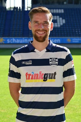 Kolja Pusch; MSV Duisburg; 3.Liga, Porträttermin 2022 2023 Duisburg Schauinsland Reisen Arena Nordrhein-Westfalen Deutschland