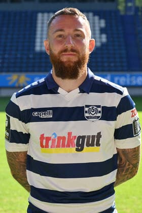 Marvin Knoll; MSV Duisburg; 3.Liga, Porträttermin 2022 2023 Duisburg Schauinsland Reisen Arena Nordrhein-Westfalen Deutschland
