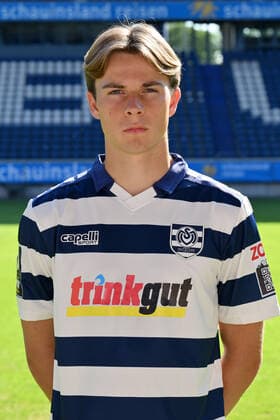 Caspar Jander; MSV Duisburg; 3.Liga, Porträttermin 2022 2023 Duisburg Schauinsland Reisen Arena Nordrhein-Westfalen Deutschland
