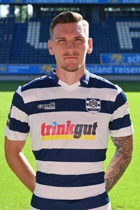 Niclas Stierlin; MSV Duisburg; 3.Liga, Porträttermin 2022 2023 Duisburg Schauinsland Reisen Arena Nordrhein-Westfalen Deutschland