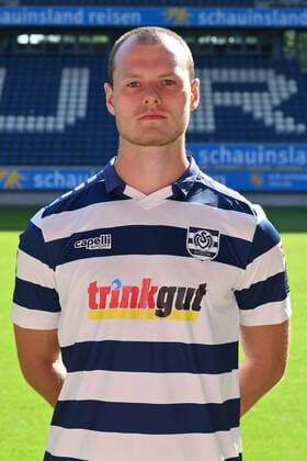 Vincent Gembalies; MSV Duisburg; 3.Liga, Porträttermin 2022 2023 Duisburg Schauinsland Reisen Arena Nordrhein-Westfalen Deutschland