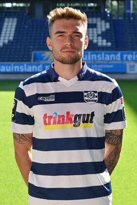 Joshua Bitter; MSV Duisburg; 3.Liga, Porträttermin 2022 2023 Duisburg Schauinsland Reisen Arena Nordrhein-Westfalen Deutschland